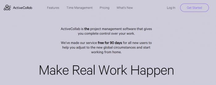 ActiveCollab is the project management software that gives you complete control over your work