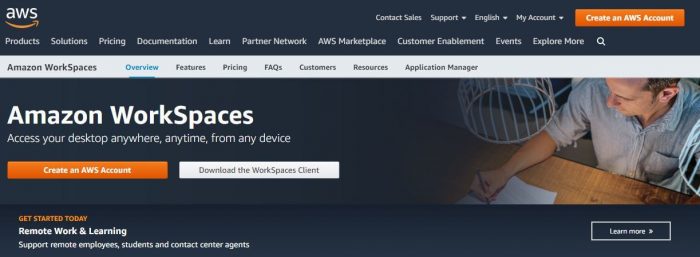 AWS workspaces