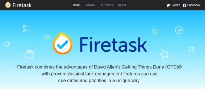 FireTask: Combines the advantages of David Allen's Getting Things Done (GTD) with proven classical task management features such as due dates and priorities