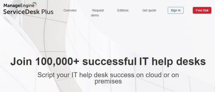 ServiceDesk Plus is number fifteen on our list of top project planning tools