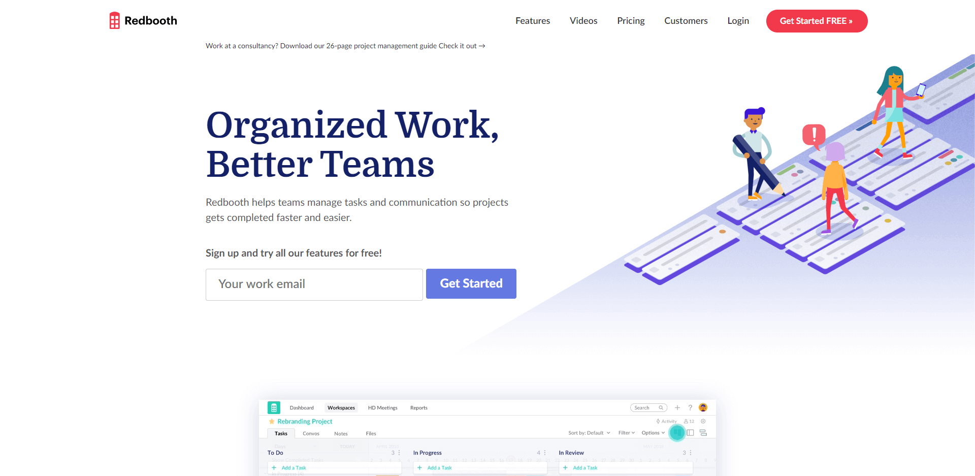 Redbooth allows organized work, better teams